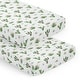preview thumbnail 1 of 4, Sweet Jojo Designs Cactus Floral Pink Green Girl 2 Pack Fitted Crib Sheets Boho Bohemian Watercolor Shabby Chic Desert