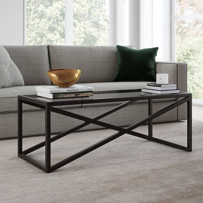 Calix 46" Wide Rectangular Coffee Table - 46" Wide