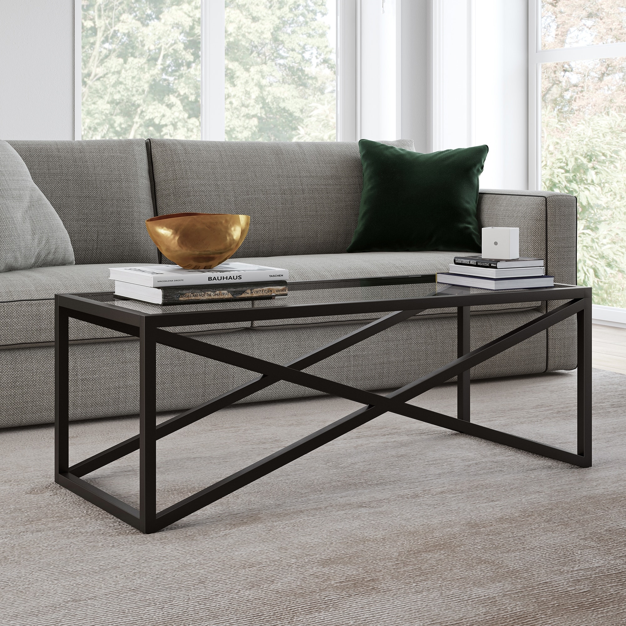 Silver Blackened Coffee Table - On Sale - - 28891348