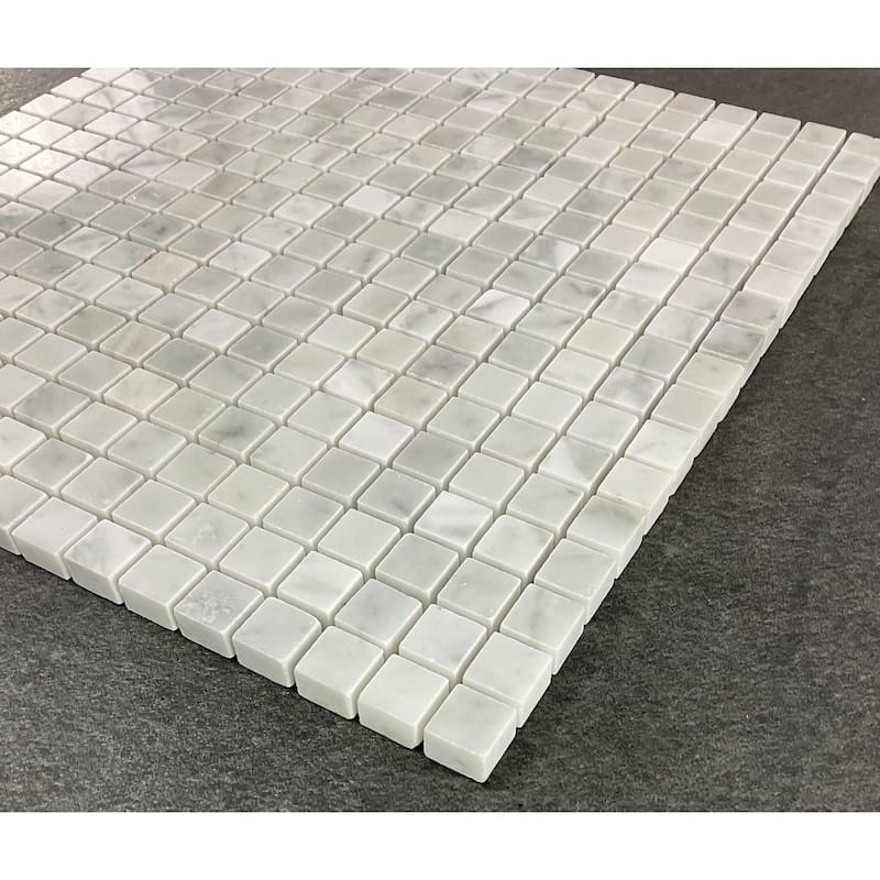 5/8 x 5/8 Grid Marble Mosaic Tiles