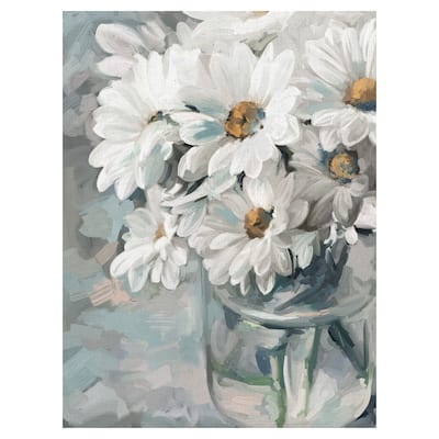 Mason Jar Bouquet II by Studio Arts Canvas Art Print