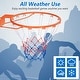 preview thumbnail 7 of 7, Gymax 15'' Basketball Rim Wall Door Mounted Basketball Hoop w/ All