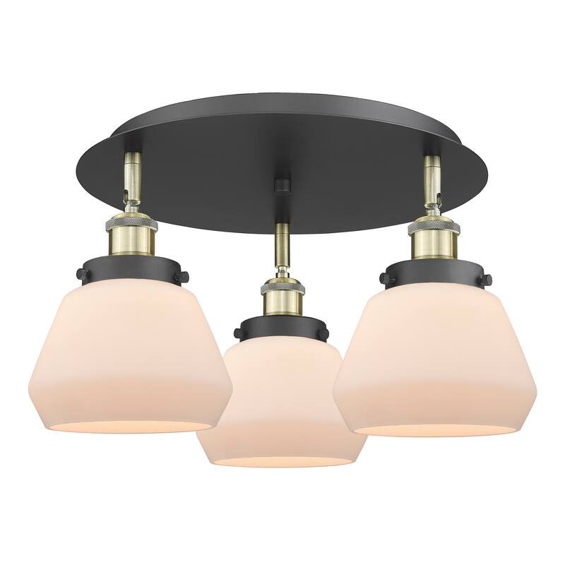 Innovations Lighting Fulton - 3 Light 18" Flush Mount