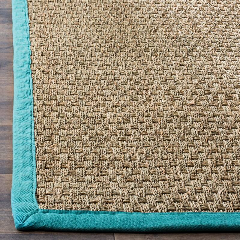 SAFAVIEH Natural Fiber Marina Basketweave Seagrass Rug