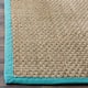 SAFAVIEH Natural Fiber Marina Basketweave Seagrass Rug
