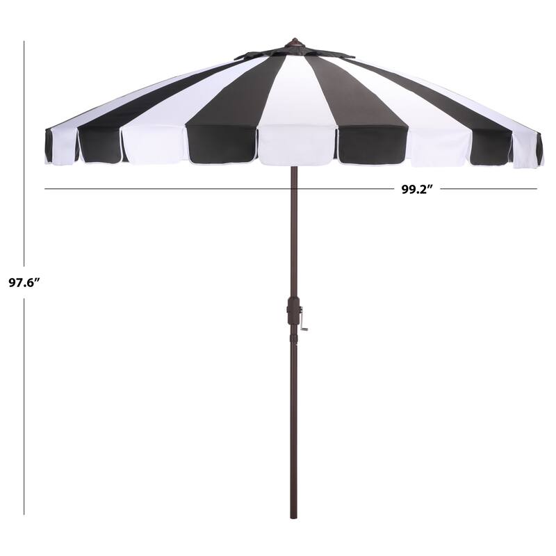 SAFAVIEH Outdoor Living Buti 9ft Crank Umbrella
