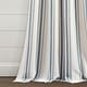 preview thumbnail 6 of 85, Lush Decor Farmhouse Stripe Yarn Dyed Cotton Window Curtain Panel Pair