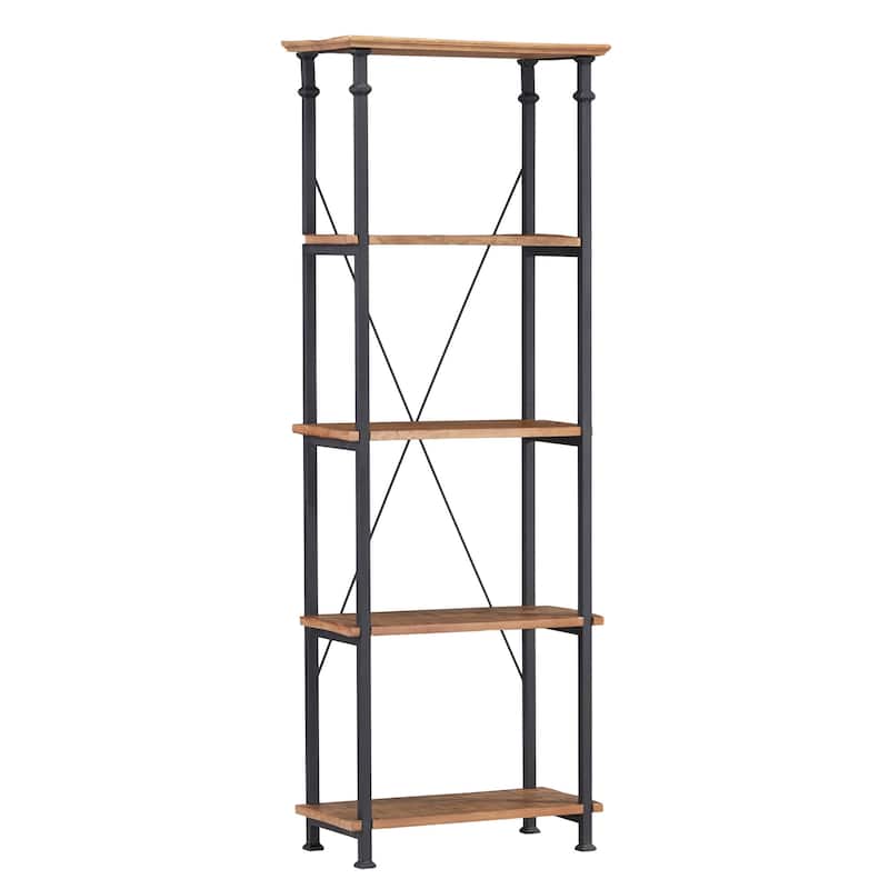 Myra Industrial Rustic 3-piece Desk Bookcase Set by iNSPIRE Q Classic