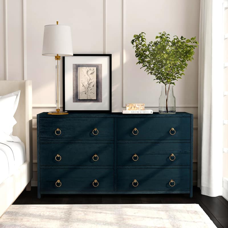 Butler Lark 6 Drawer Chest - Navy