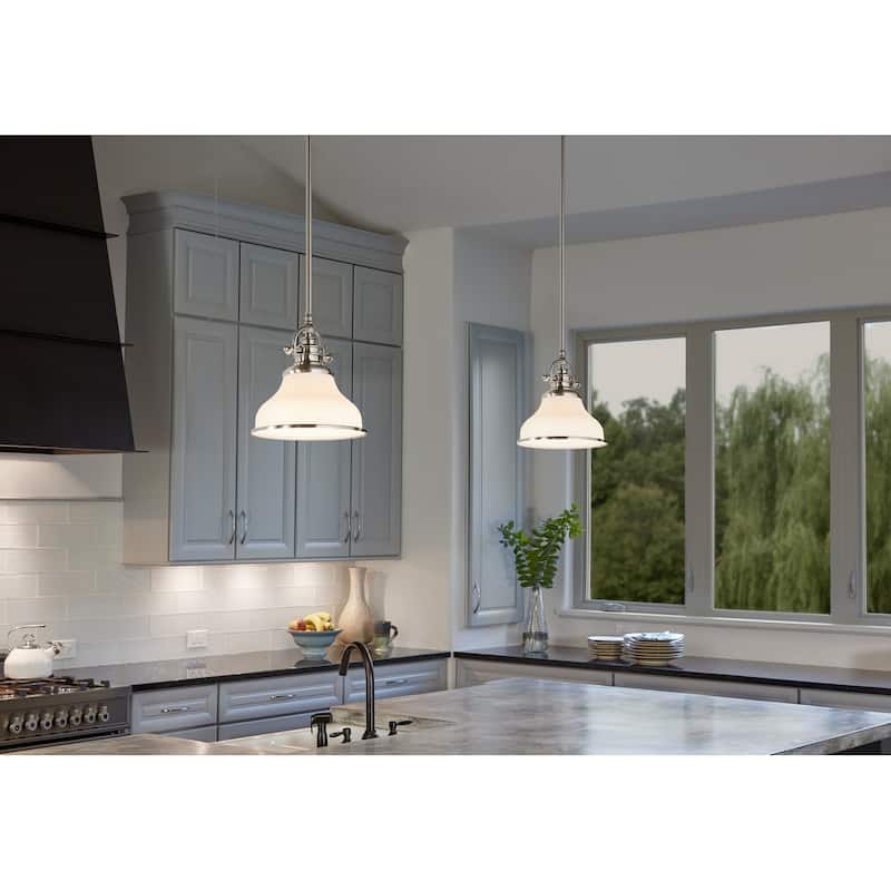 Grant 1-Light Mini Pendant in Brushed Nickel