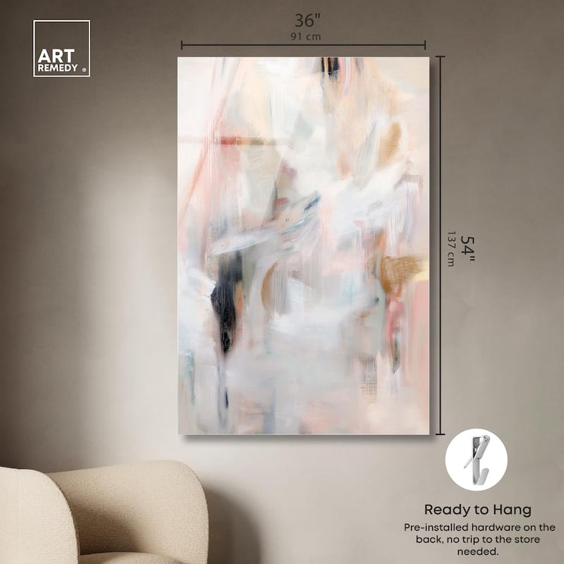 Drifting Colors II Acrylic by Art Remedy, Ready to Hang