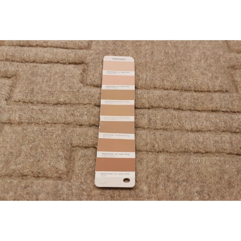 Kashkuli Gabbeh Tan Rug 6'8" x 9'4" - 6'8 x 9'4