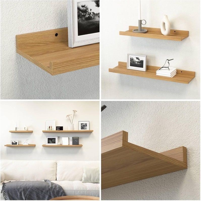 5 Set Floating Shelves for Wall Decor