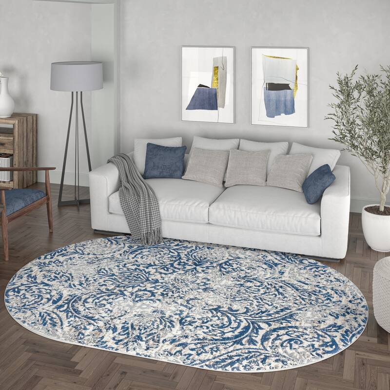 Carrington Farmhouse Floral & Botanical Indoor Area Rug
