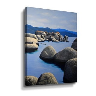 Lake Tahoe Rock Garden by Frank Wilson Gallery Wrapped Canvas - Bed ...