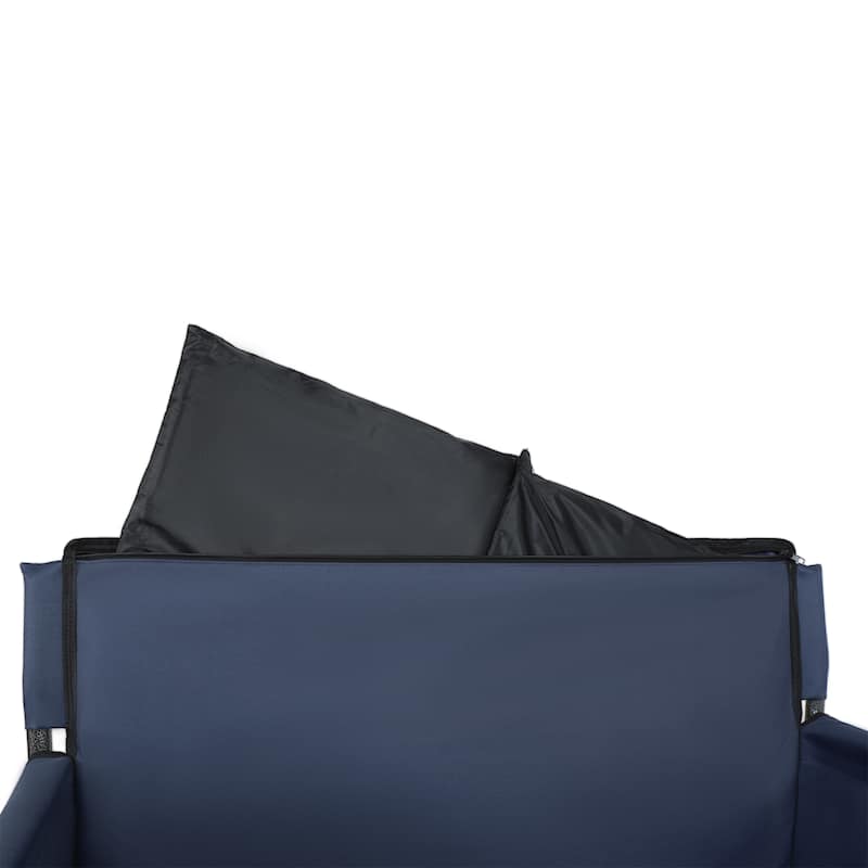3-in-1 Folding Wagon Cart with Bench Seat