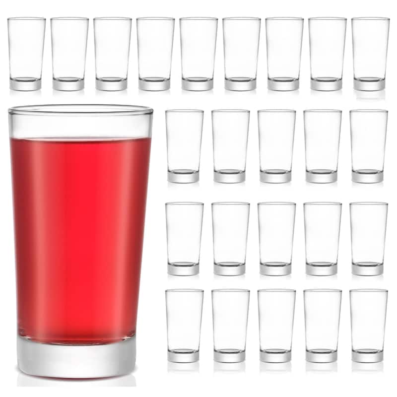 Libbey Heavy Base Highball Drinking Glasses, 8 ounce, Set of 24 - Set of 24