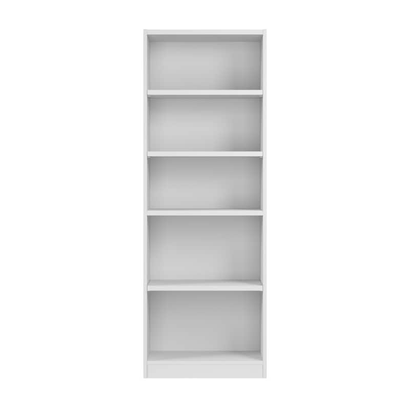 Bush Furniture Universal 25W Tall 5 Shelf Bookcase Storage