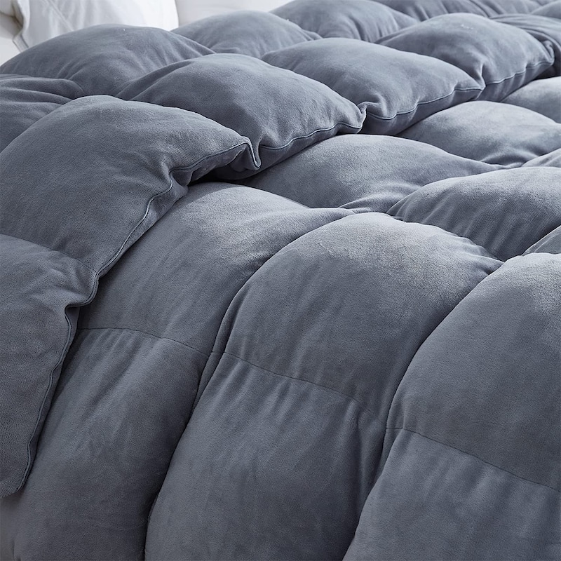 Boi He Thick® - Coma Inducer® Oversized Comforter Set - Silver Gray