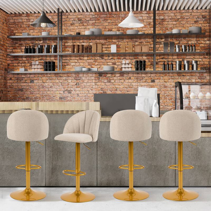 AdjustableCounter Height Barstools,Set of 4
