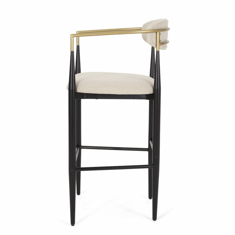 Modern Counter Stool Set - Comfortable, Sturdy Iron Frame