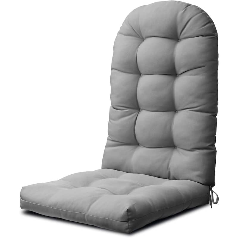 WINSOON 49x20x5 Inch Adirondack Chair Cushion, Thickened and High Back Chair Cushion - Grey