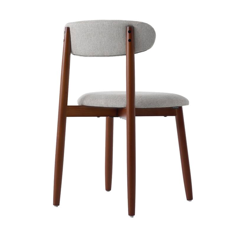 Modern Upholstered Linen Kitchen Dining Chair
