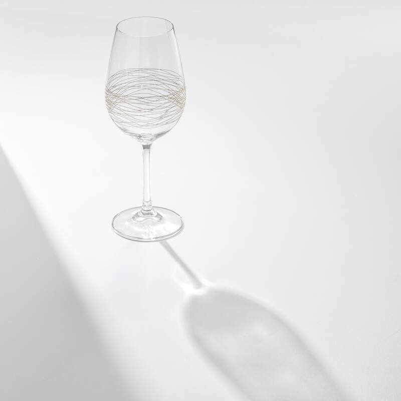 Golden Royale Crystal Red Wine Glasses - 17 oz - Set of 2 - 17 oz