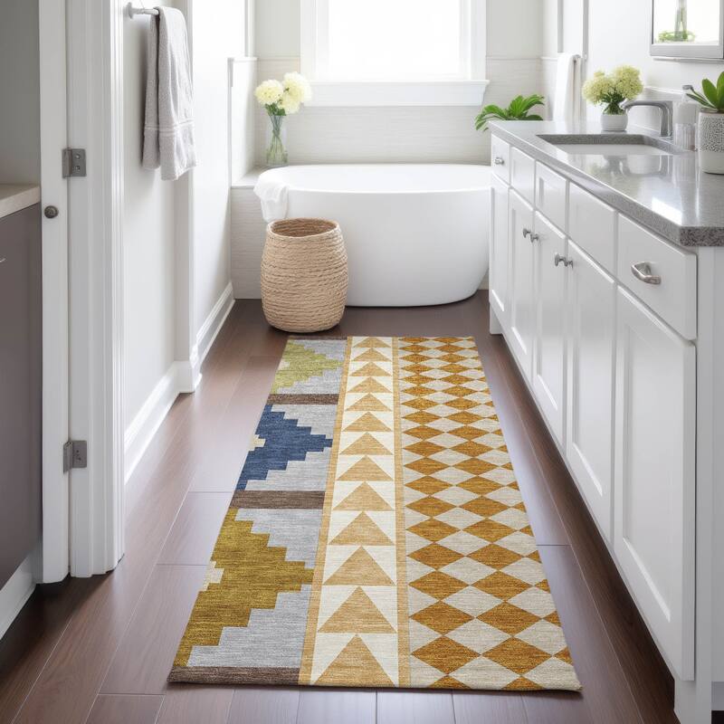 Machine Washable Indoor/ Outdoor Global Pima Chantille Rug