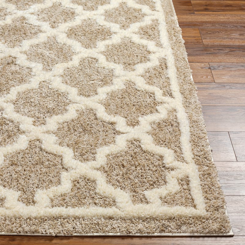 Livabliss Florida Cozy Trellis Plush Area Rug