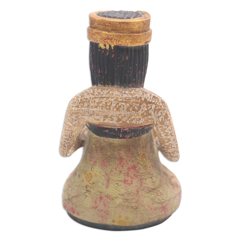 Novica Handmade Ceng Ceng Wood Statuette