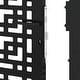 preview thumbnail 32 of 53, vidaXL Garden Gate Black 39.4x49.2" Steel Trace Design