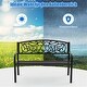 preview thumbnail 15 of 17, Outdoor Furniture Steel Frame Porch Garden Bench