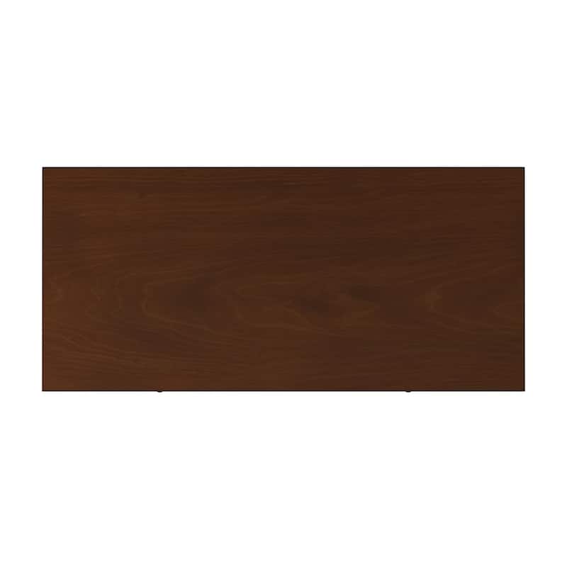 HomeRoots 38" Brown Solid Wood Four Drawer Standard Chest
