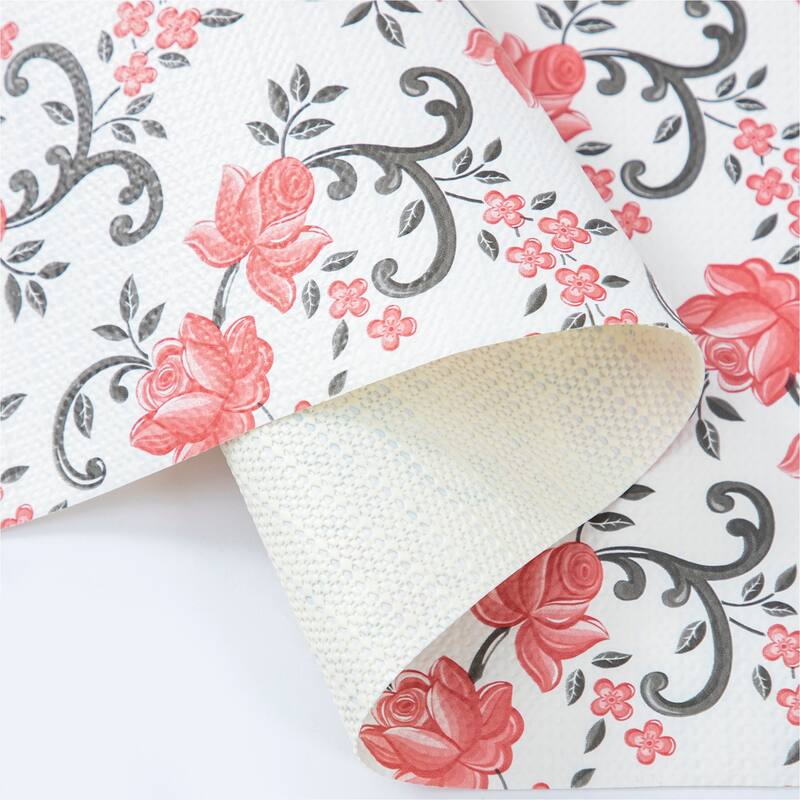 printed foam kitchen shelf liner Independence Day Red Pink Style