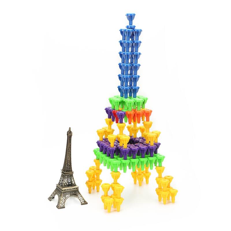 Building Block Set with 96 Pegs
