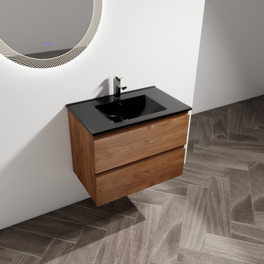 Topcraft Wall-Mounted Bathroom Vanity With Sink