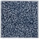 preview thumbnail 44 of 128, SAFAVIEH Handmade Jardin Fulga Wool Rug 3' Square - Navy/Ivory - Square