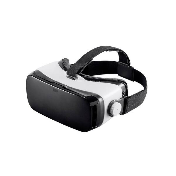 Monoprice Mp Vr Viewer Mobile 3d Hmd With Ipd Adjustment Compatible With Phones Up To 6 In White Overstock 18806234