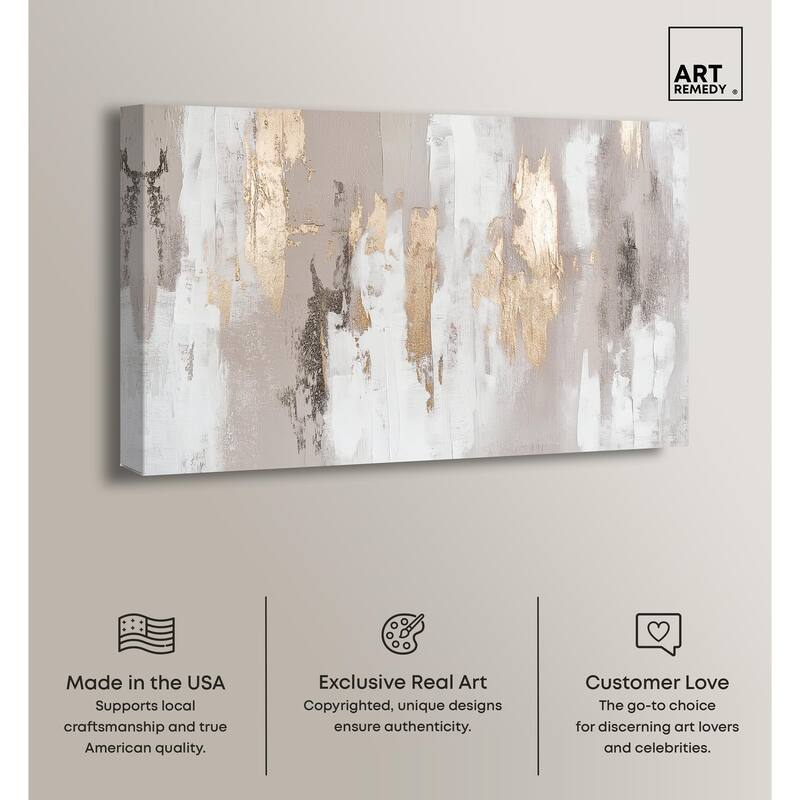 Gilded Brilliance I Canvas by Art Remedy, Gallery Wrapped