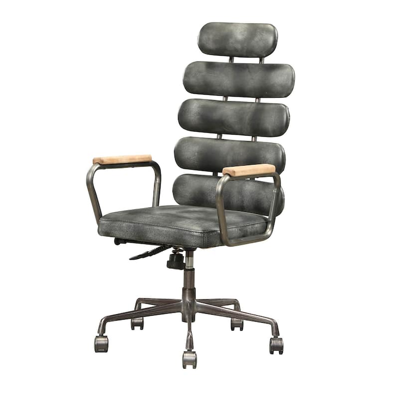 Adjustable Office Chair with Swivel Base, Ergonomic Desk Chair, Black