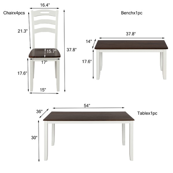 Dining table best sale bench dimensions