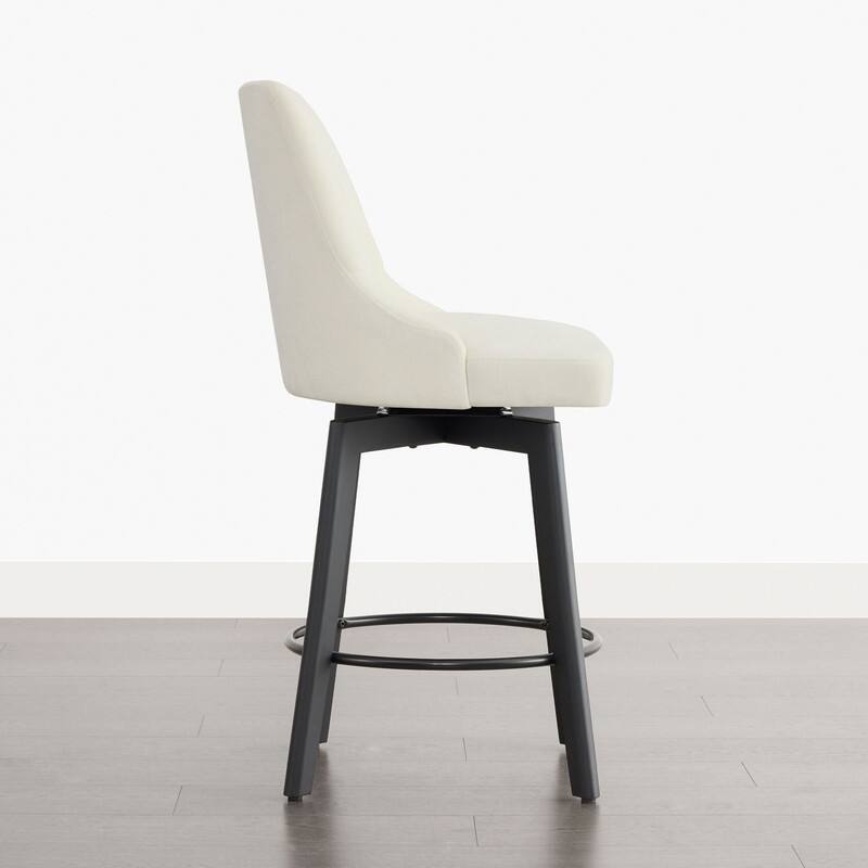 Spruce & Spring Modern Swivel Counter Height Bar Stool