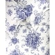 preview thumbnail 3 of 6, Printed Design Cotton Collection 400 Thread Count Navy Toile Duvet Set