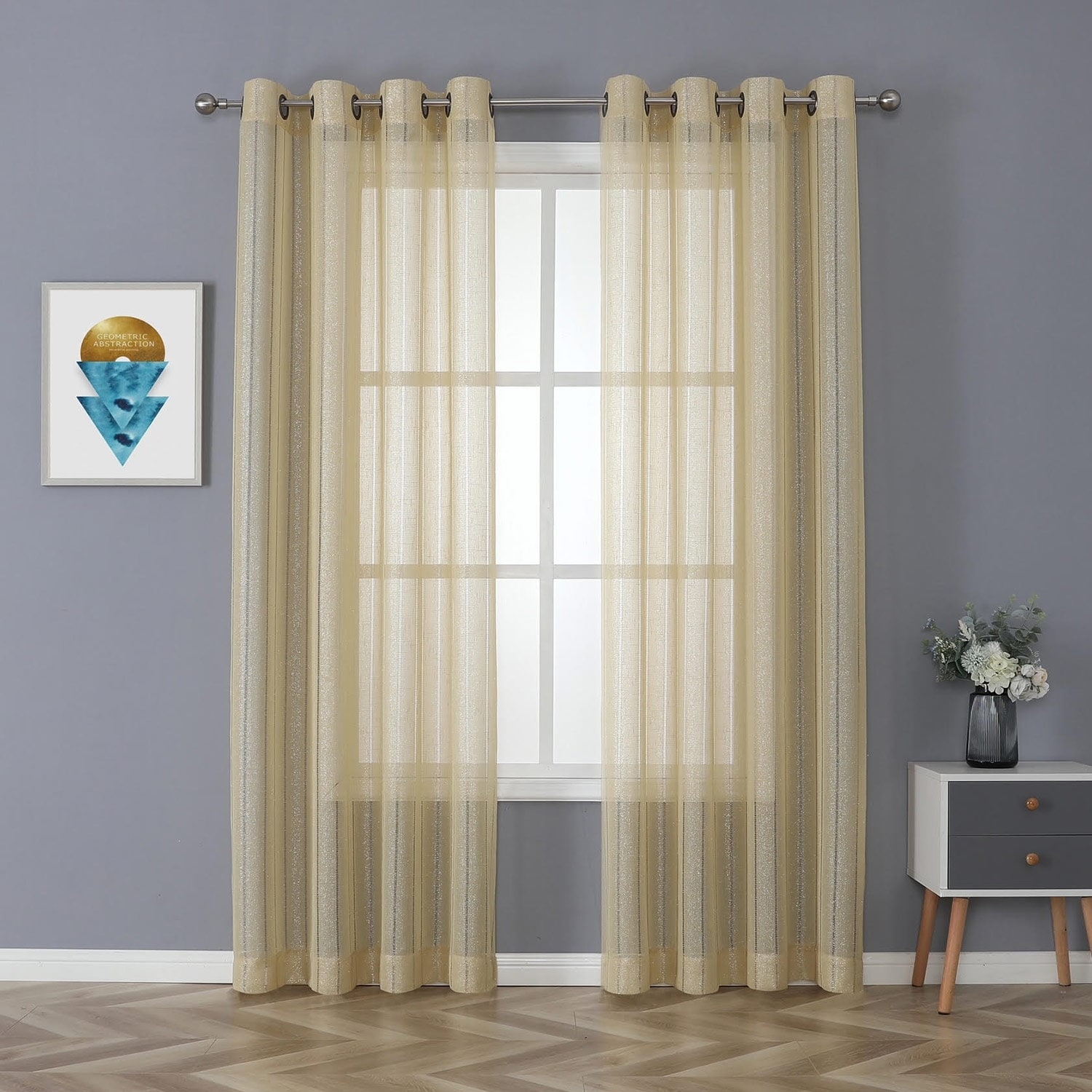 Whittier 5-piece Window Curtain set