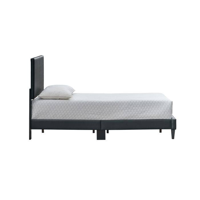 GDF Studio - Emily Modern Upholstered Bed with Adjustable Headboard (Mattress Not Included)