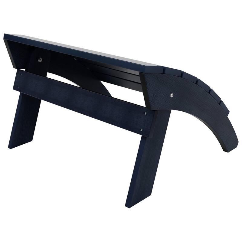 Vineyard HIPS Outdoor Eco-Friendly All Weather Adirondack Chair Ottoman