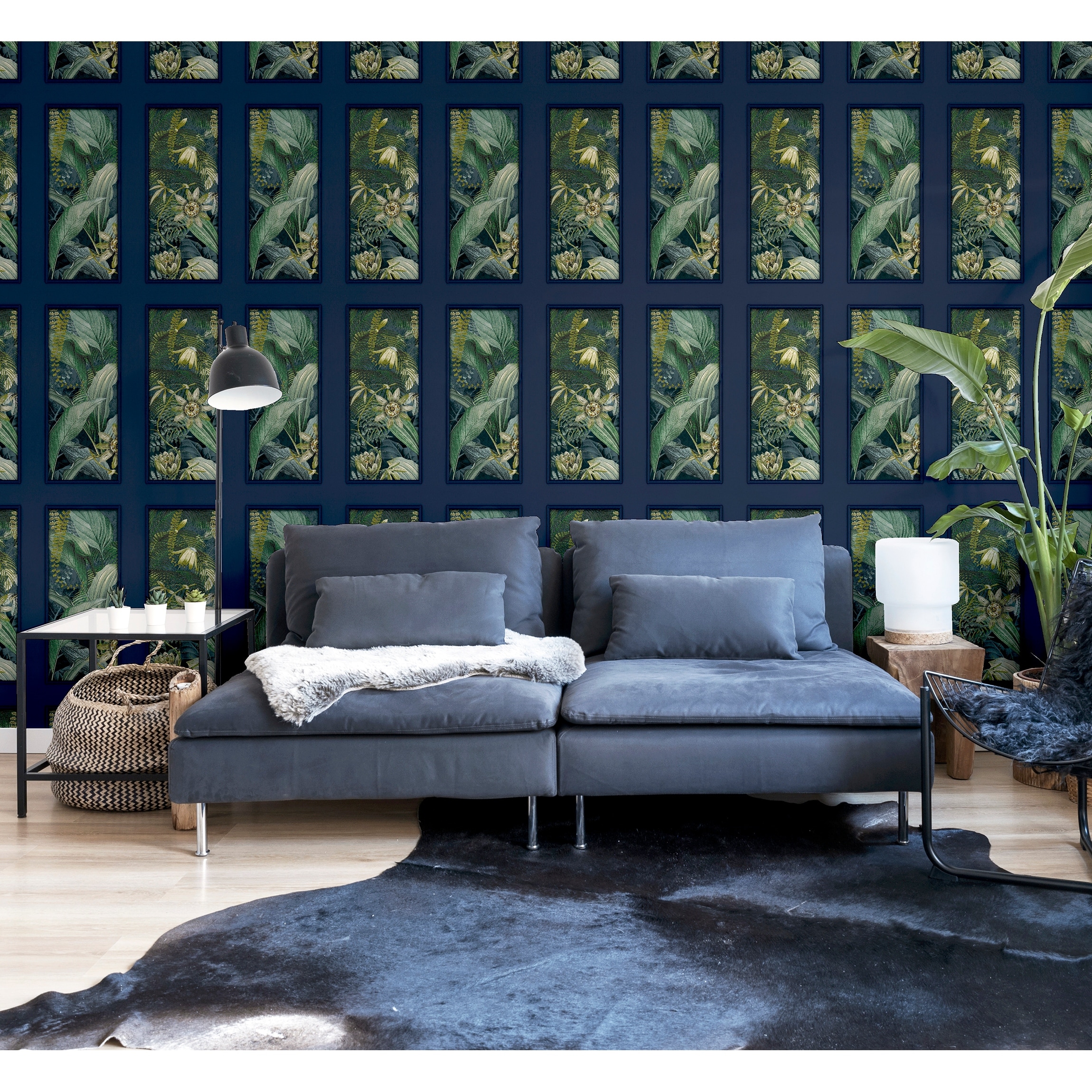 Arthouse Wendell Navy Wild Vibes Wallpaper