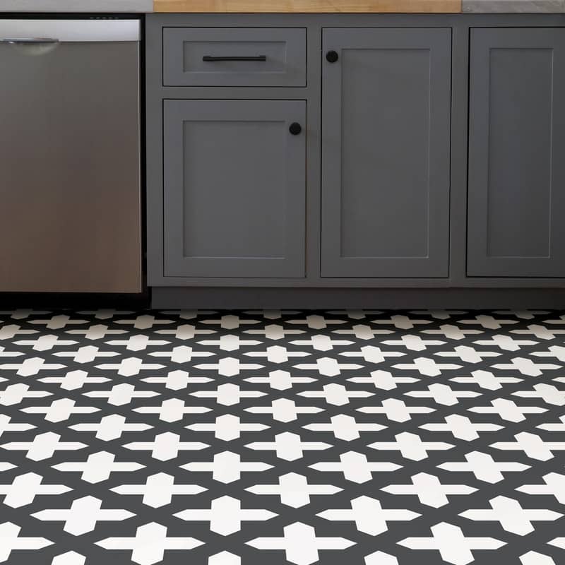 FloorPops Nordic Peel & Stick Floor Tiles - 60-in x 24-in