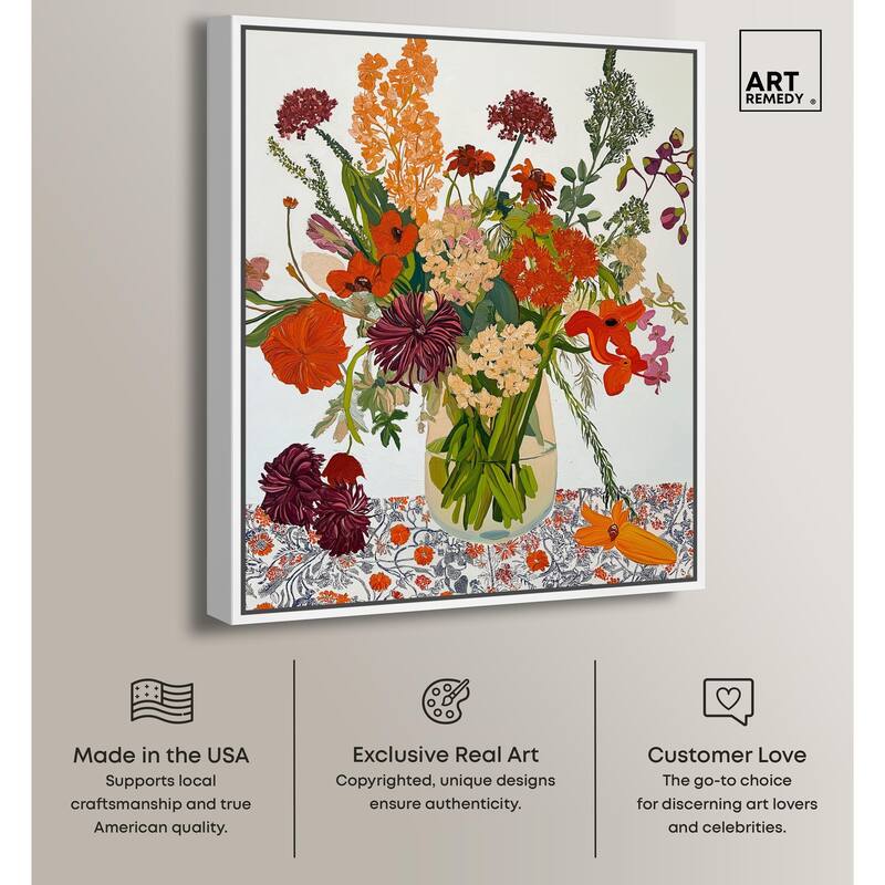 Abundant Blossom Canvas by Art Remedy